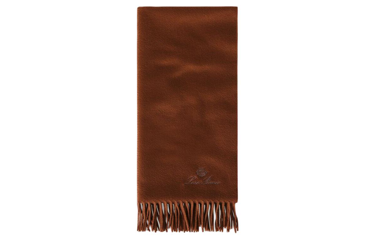 

Loro Piana Вязаный шарф женский умбра, Umber