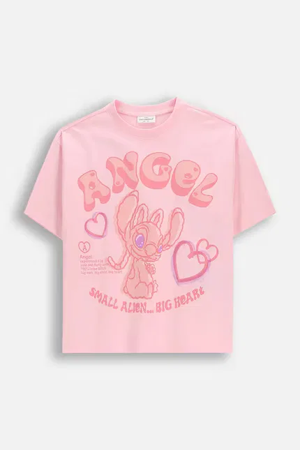 Футболка с коротким рукавом Disney Coccodrillo, розовый