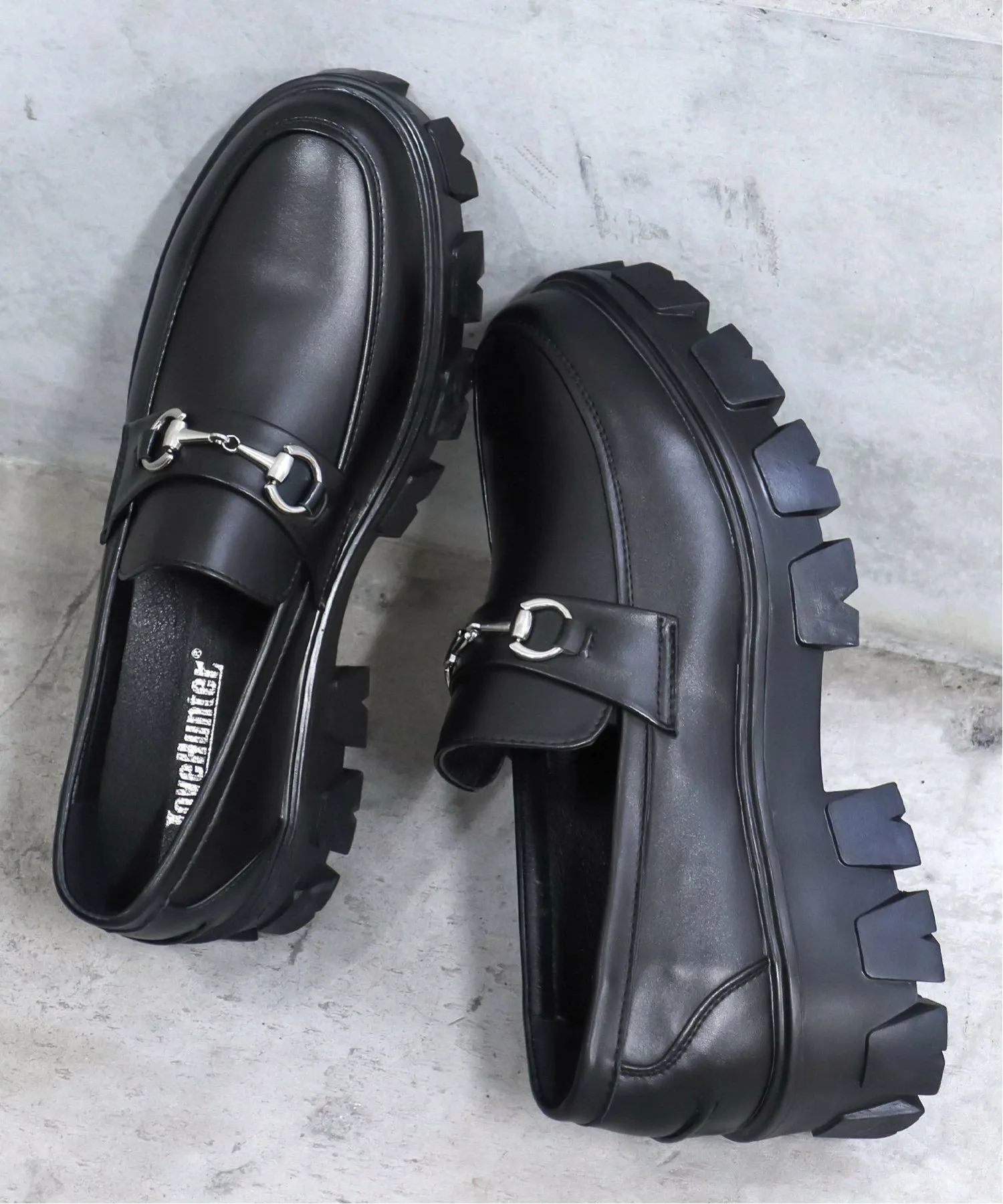 Лоферы с объемной подошвой 1722 Lovehunter, black