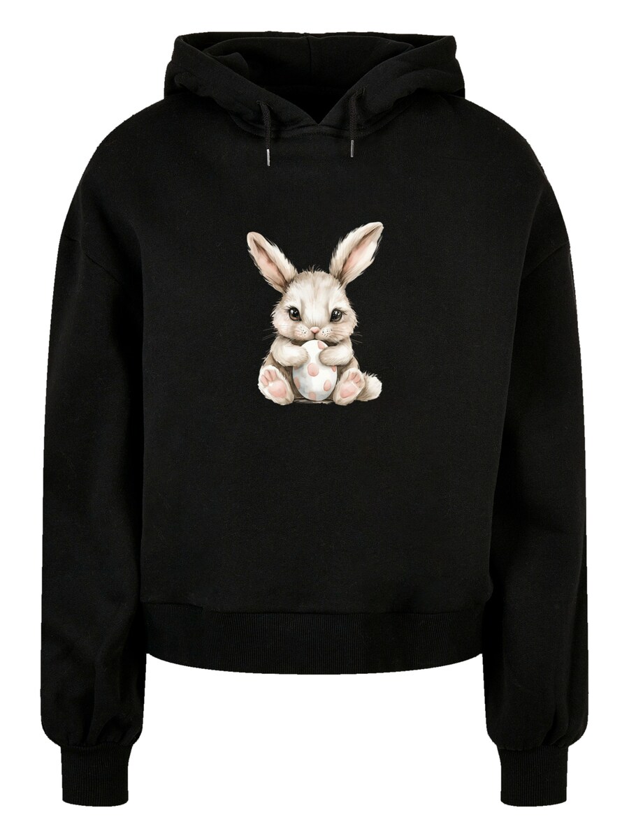 

Толстовка F4NT4STIC Niedlicher Osterhase mit Ei, Black