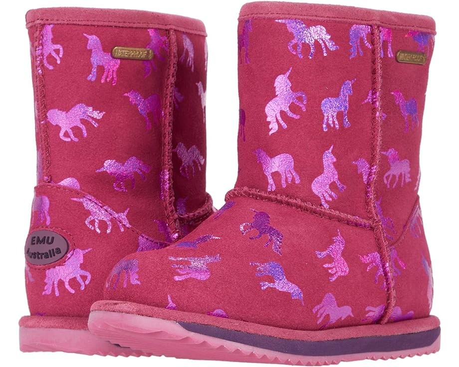 

Ботинки Emu Australia Rainbow Unicorn Brumby, цвет Deep Pink