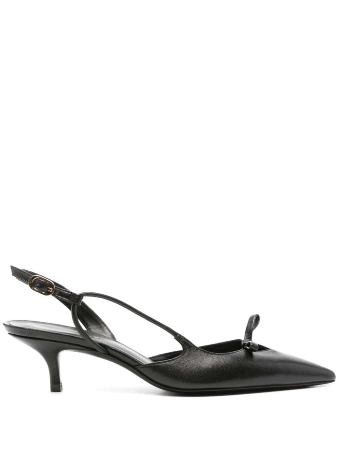Stuart Weitzman туфли-лодочки Tully 50 мм с открытой пяткой, черный