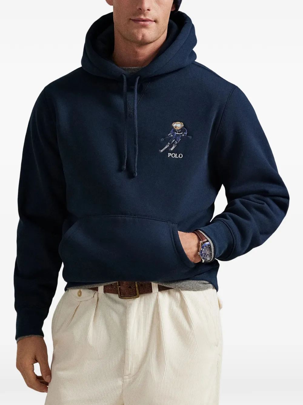 Худи с графическим принтом POLO RALPH LAUREN, синий — фото 2