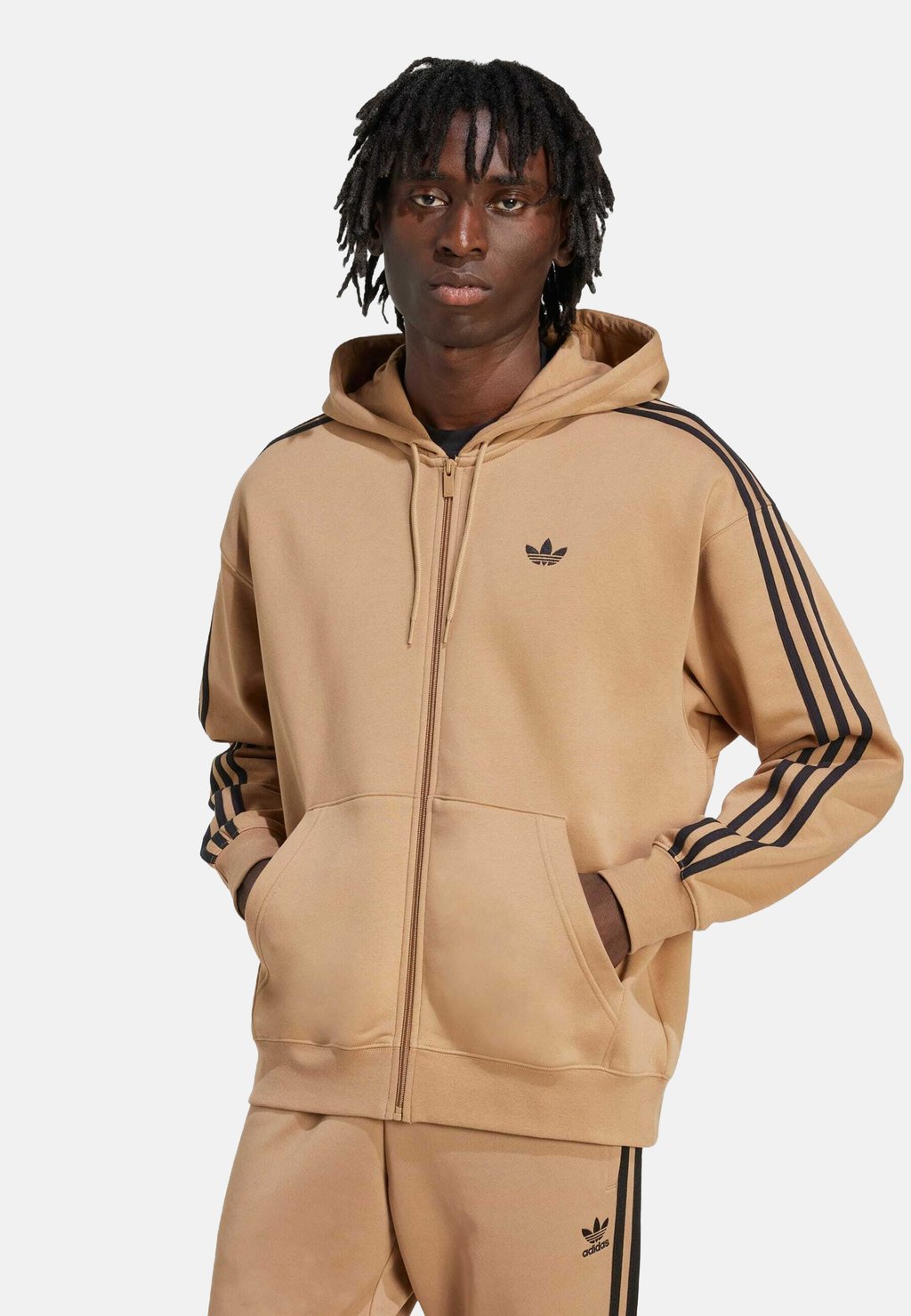 

Толстовка на молнии FULL-ZIP Adidas Originals, коричневый