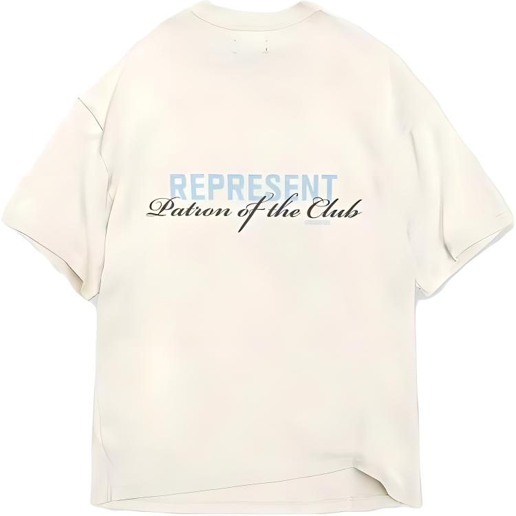 

Футболка «Покровитель клуба» REPRESENT, Ecru