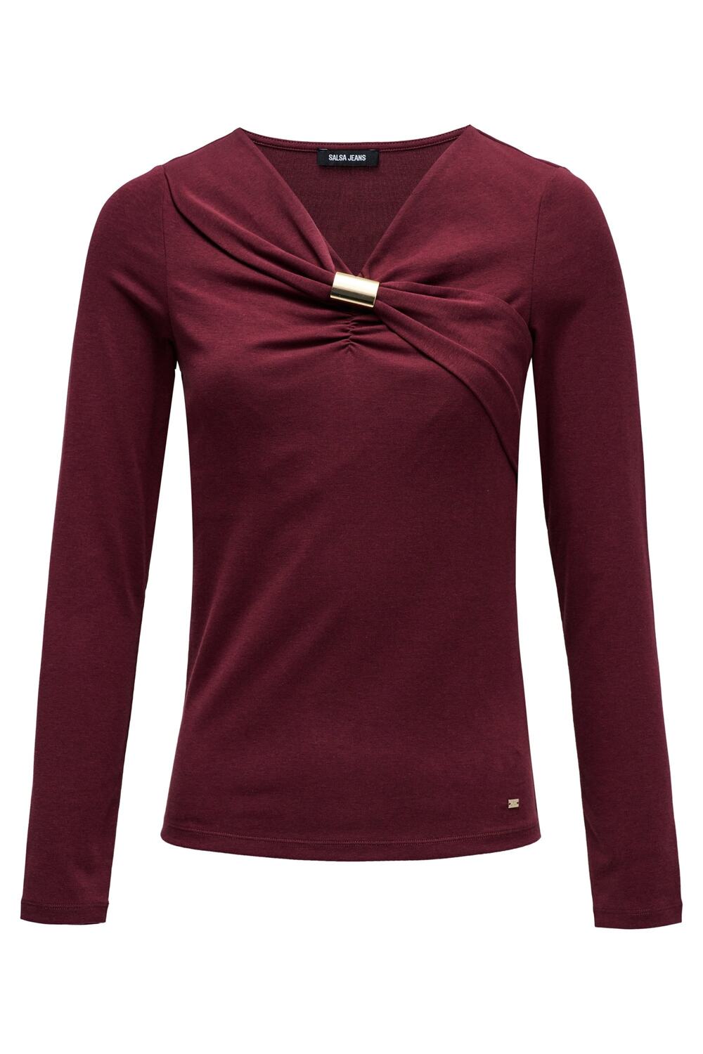 

Salsa Jeans Лонгслив в темно-красном цвете