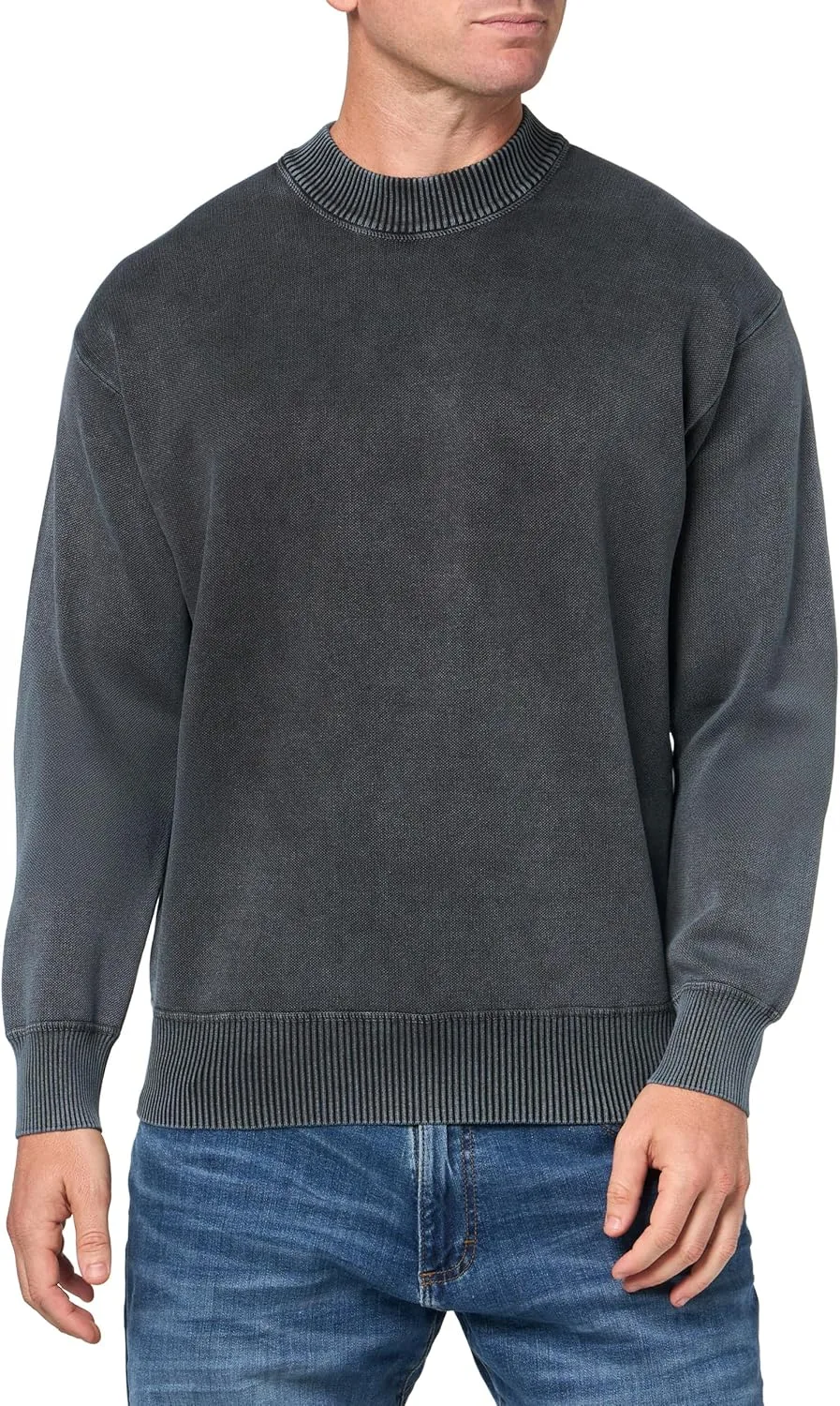 

BOSS Мужской свитер из хлопка Relaxed Fit