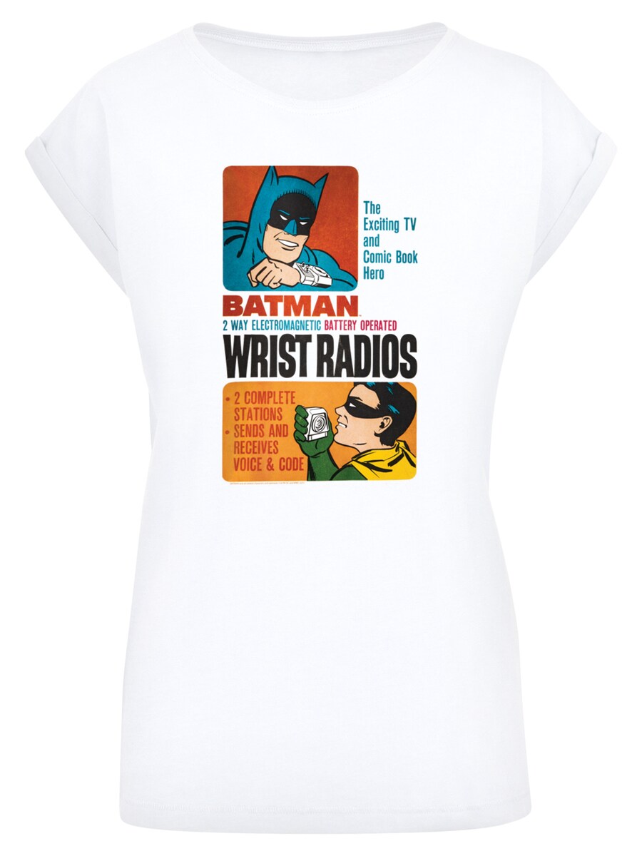 

Рубашка F4NT4STIC DC Comics Batman TV Series Wrist Radios, белый