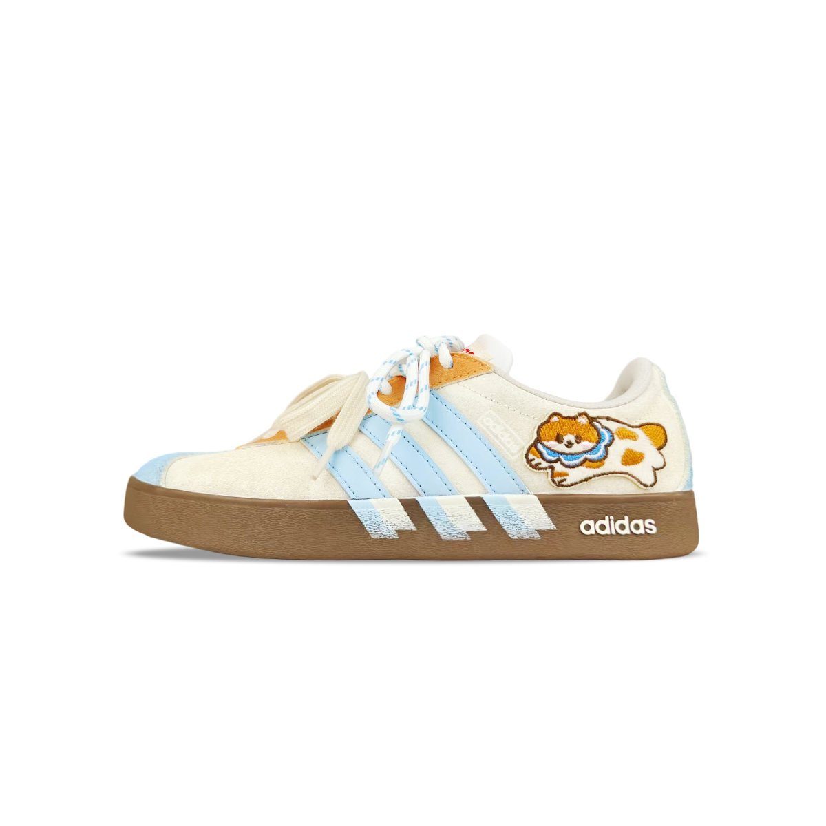 

Adidas Neo ВЛ Корт 2.0 амортизирующие устойчивые к истиранию противоскользящие низкие скейтерские унисекс бежевые, цвет Beige