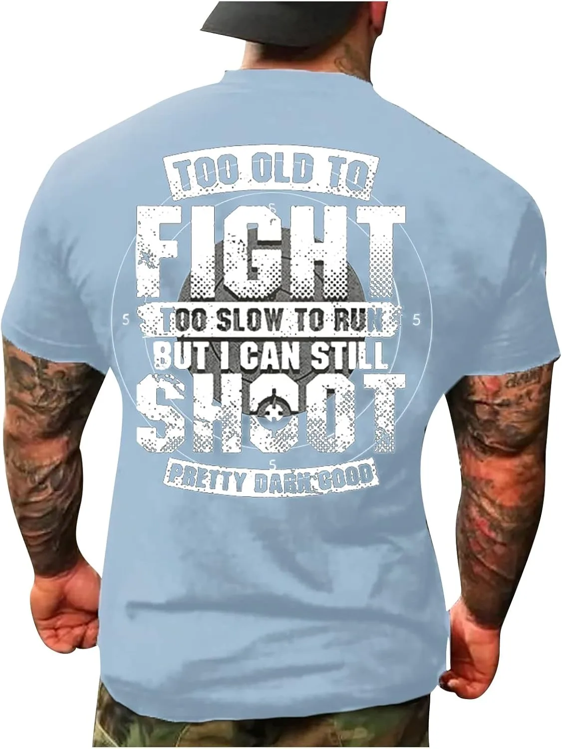 

Мужская футболка с принтом, короткий рукав, размеры S-5XL MLUTJINOO