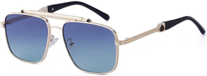 

LVTFCO Модные ретро-солнцезащитные очки для женщин в стиле панк с металлической оправой, для мужчин и для вождения на открытом воздухе, защита от УФ-излучения UV400, 5