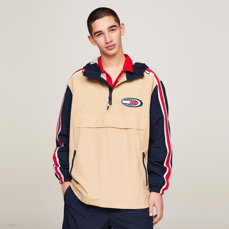 Tommy Hilfiger Куртка мужская хаки черная разноцветная, Khaki Black Multicolor AB0 — фото 4