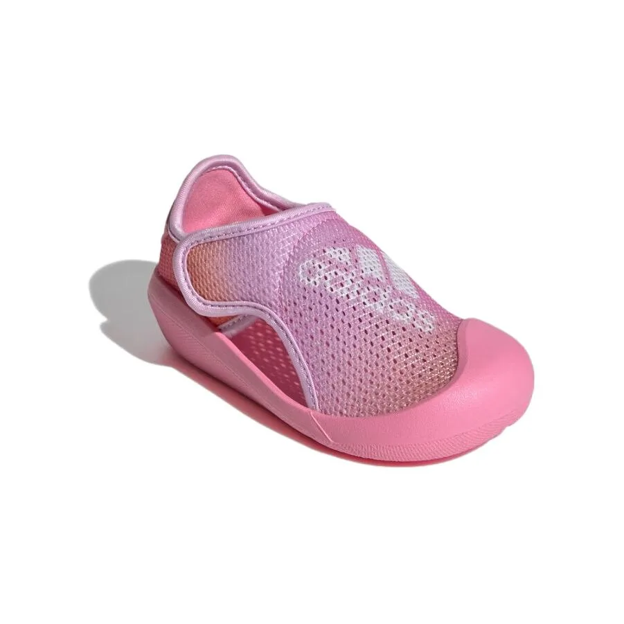 Adidas Altaventure 2.0 2.0 ткань удобные нескользящие низкие детские кроссовки Pink White — фото 4