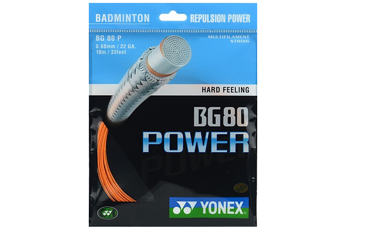 

Струны для бадминтонной ракетки Unisex BG80PCH, 2 шт YONEX, ярко-оранжевый