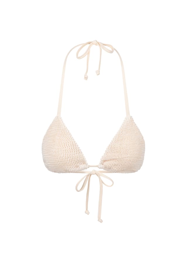 

Верх бикини с ярким дизайном Moda Minx, бежевый