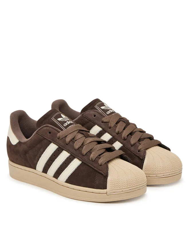 Adidas Кроссовки Superstar II IH9314 коричневые — фото 2