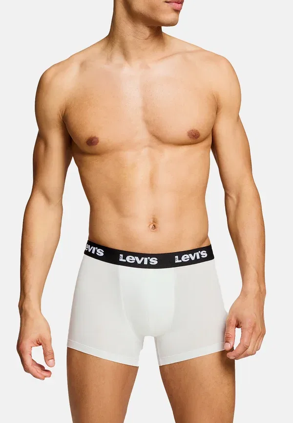 Трусы мужские Levis herren boxershorts repeat logo boxer unterwäsche pants 4 er pack trunks Levi'S, белый, черный