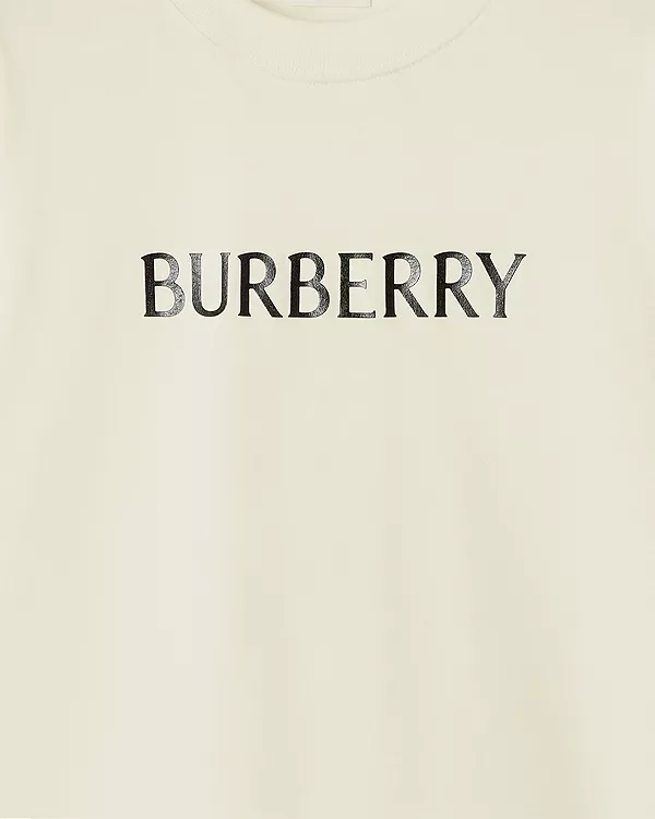 Футболка Frankie Burberry, пуловерный стиль, белый — фото 2