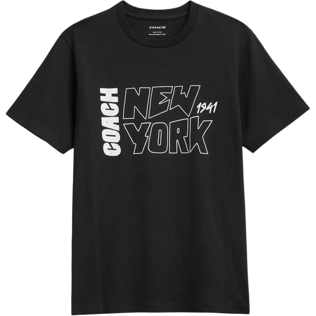 

Футболка мужская черная COACH