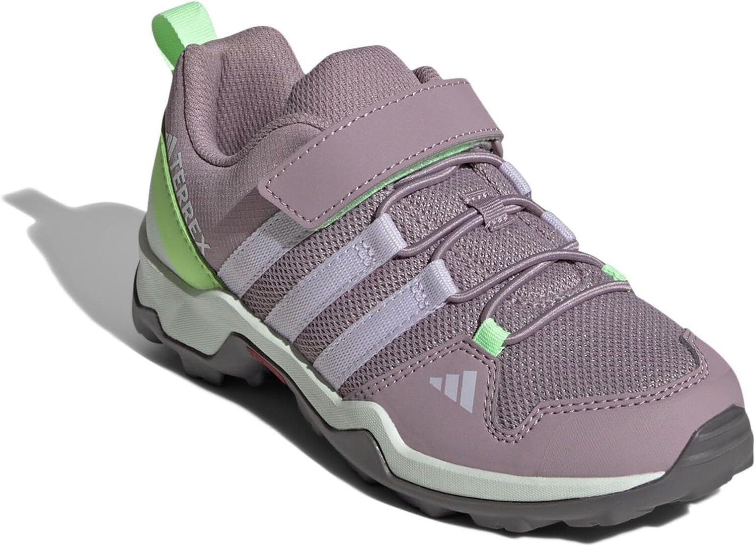 

Походная обувь adidas Outdoor Kids Terrex AX2R CF, цвет Preloved Fig/Silver Dawn/Green Spark
