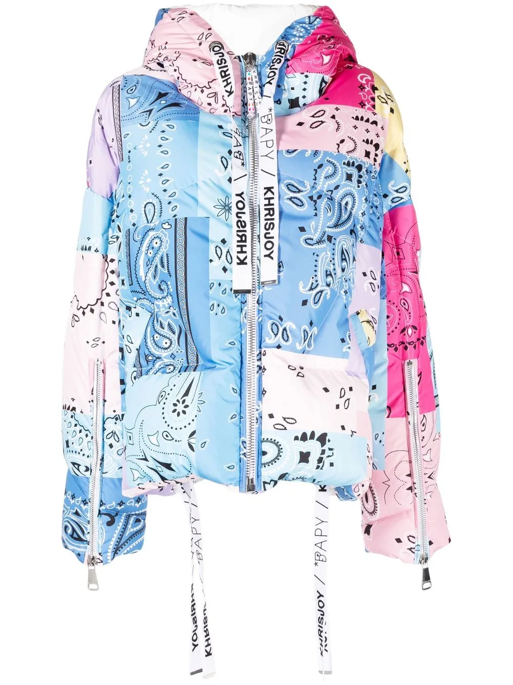 

Двусторонний пуховик BAPY BY *A BATHING APE, мультиколор