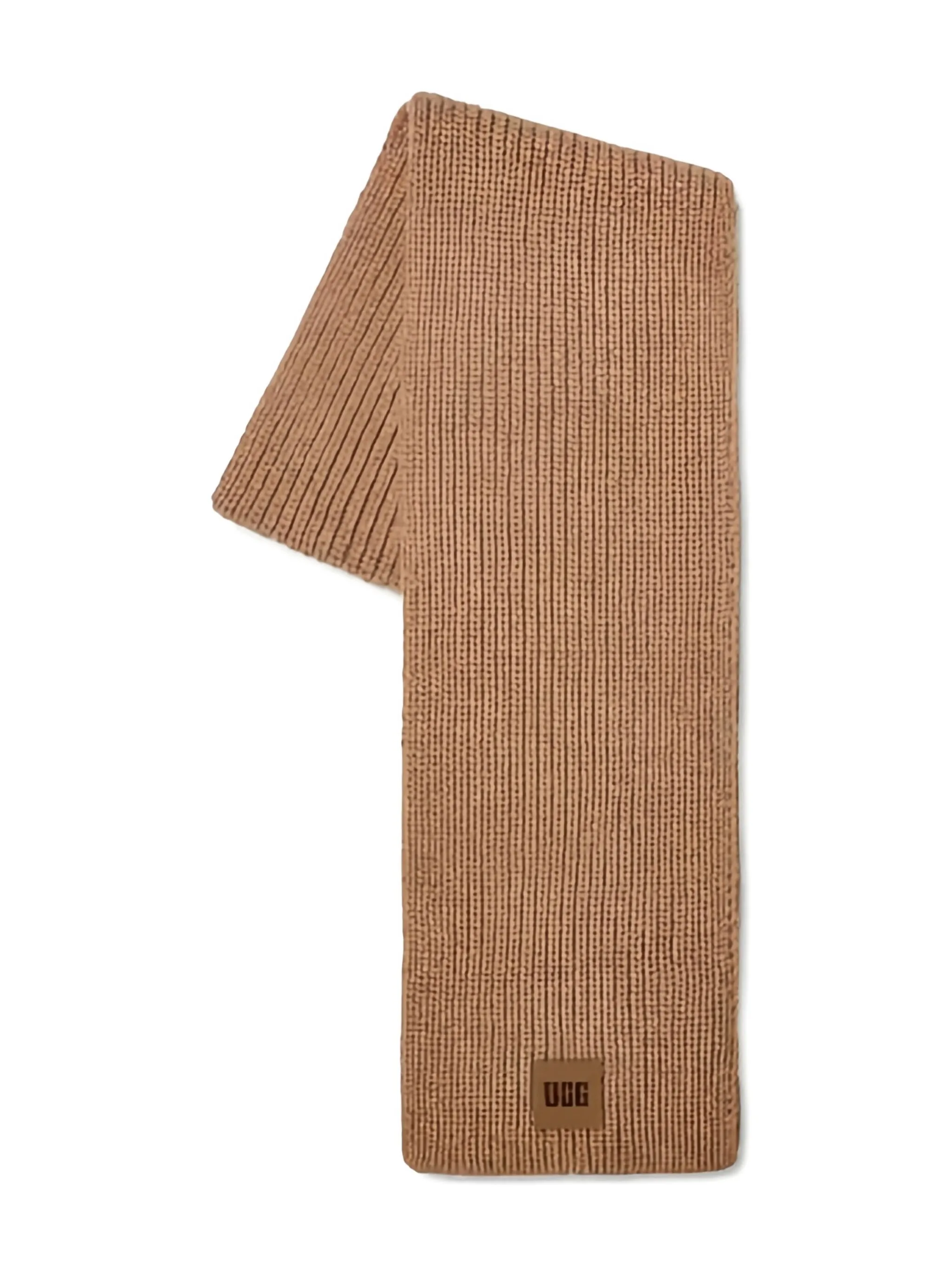 

Шарф в рубчик Ugg, коричневый