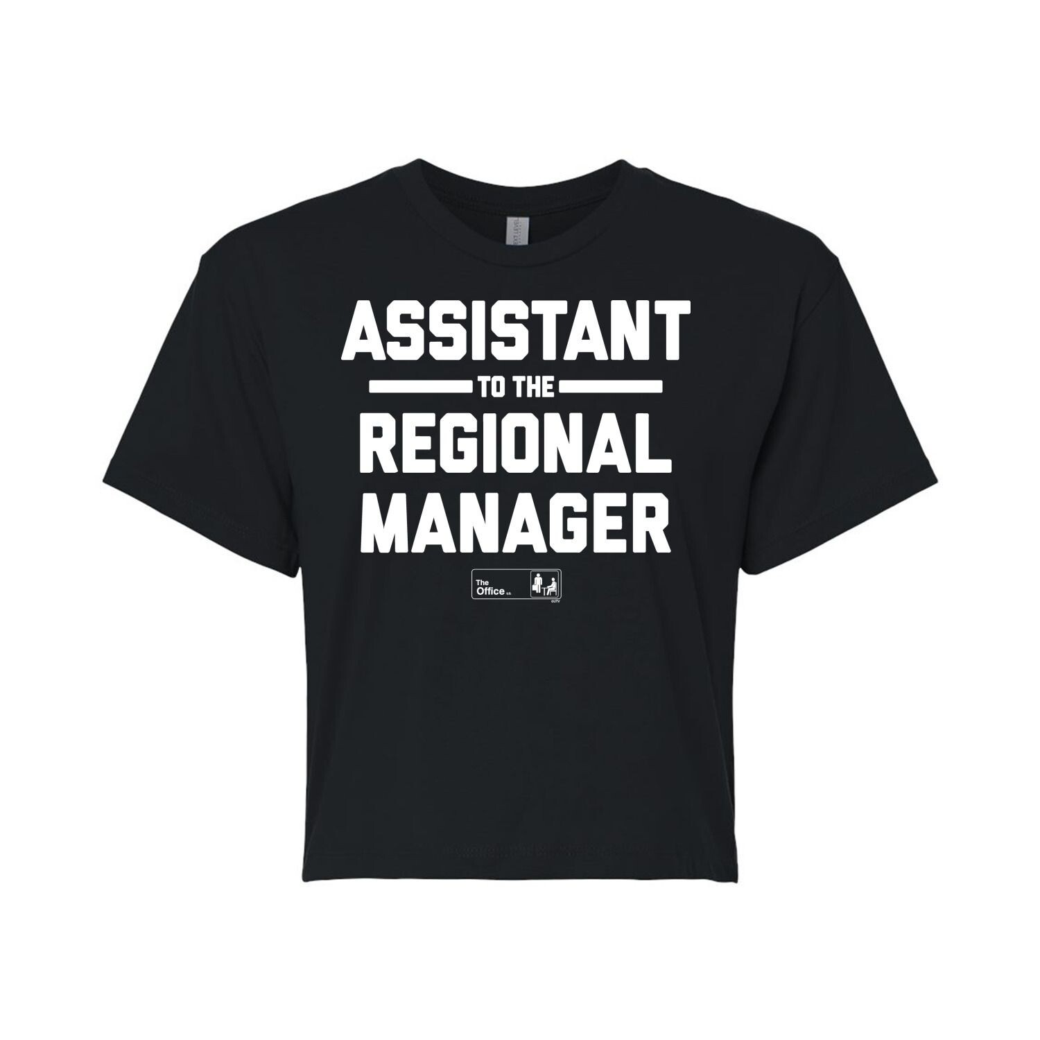 

Укороченная футболка The Office Regional Manager для юниоров Licensed Character, черный