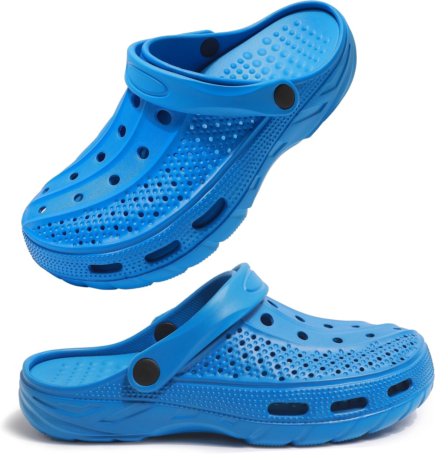 

Женские и мужские ортопедические сабо с поддержкой свода стопы, садовые туфли, сандалии, тапочки с стельками при плантарном фасциите Inminpin, синий