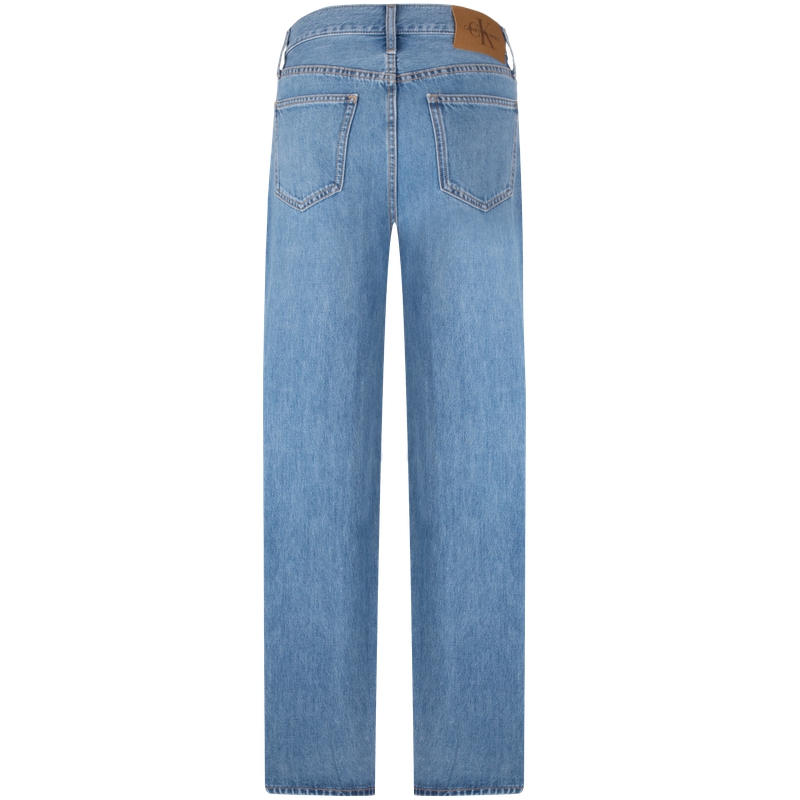 Футболка CALVIN KLEIN Jeans джинсовая светло-голубая — фото 3