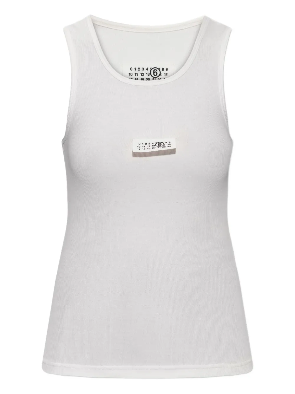 

Топ без рукавов Mm6 Maison Margiela, белый