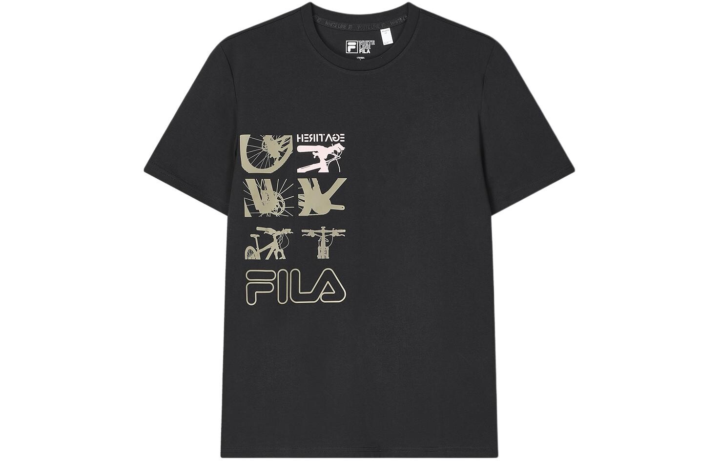 

ФИЛА Мужская футболка FILA, цвет Black