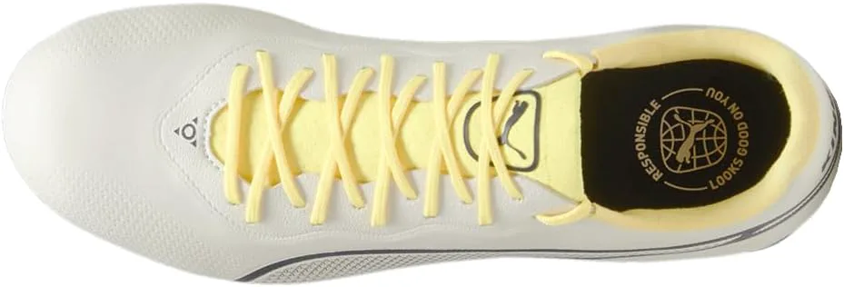 Мужские футбольные бутсы Puma King Pro для твердого и искусственного покрытия, желтый — фото 3