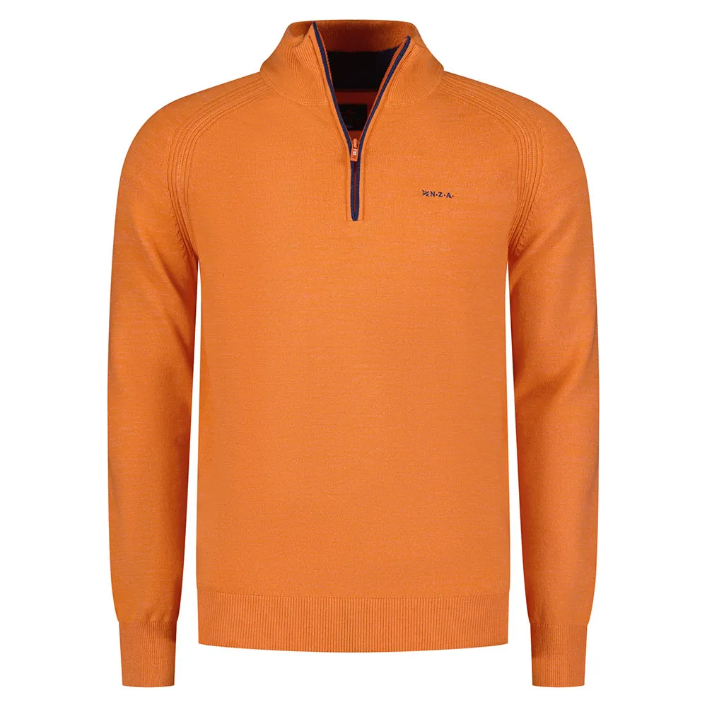 

Свитер Nza New Zealand Memphis half zip, оранжевый