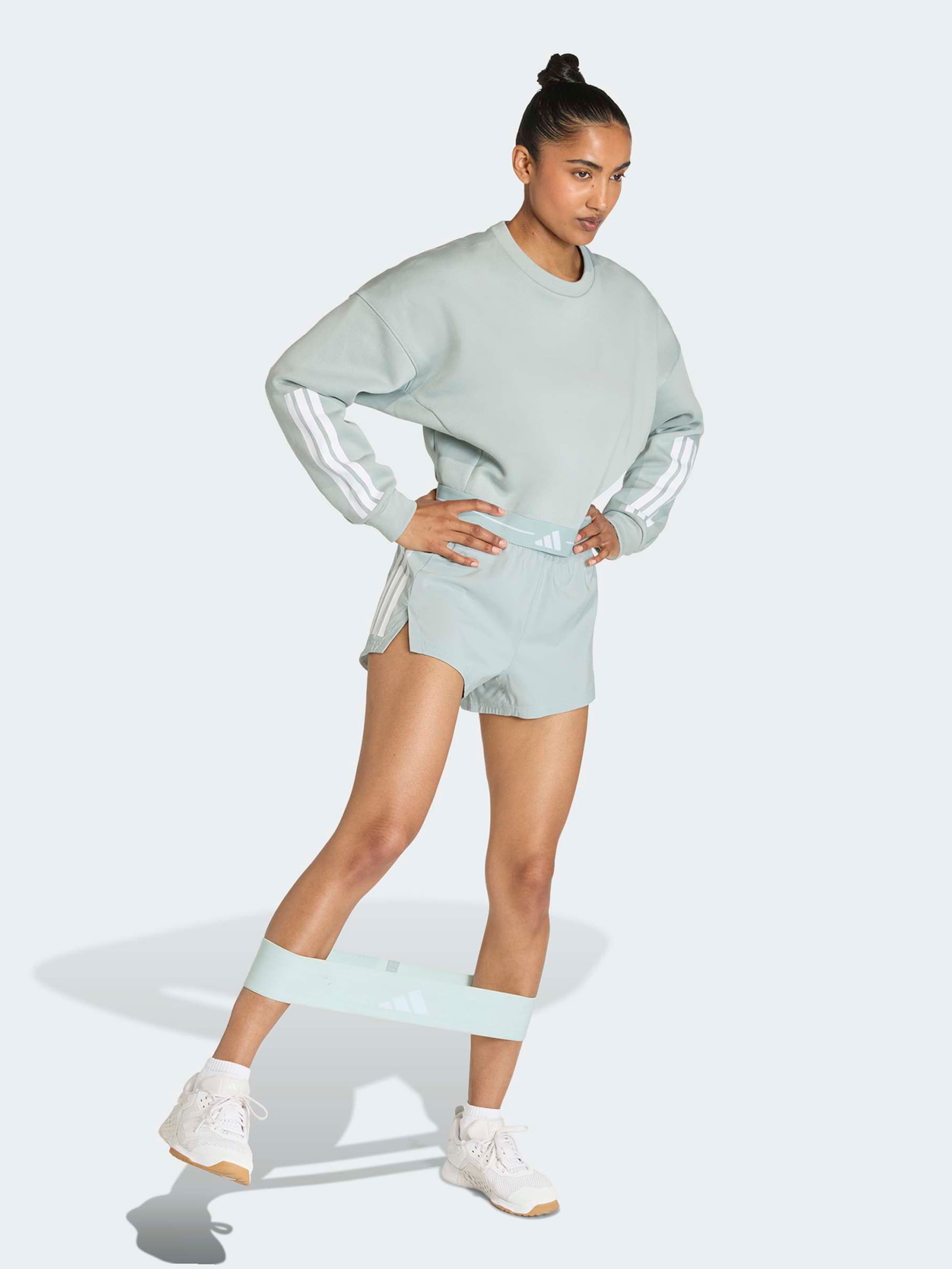 Adidas Performance Спортивный свитшот 'HYG' в пастельно-голубом цвете — фото 2