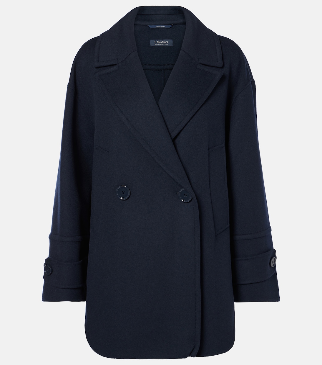 

Двубортный шерстяной жакет S Max Mara, Blues