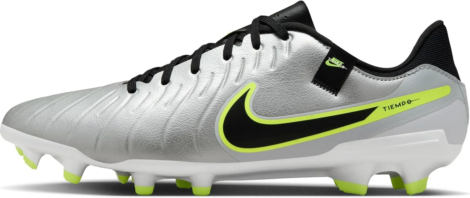 Футбольные бутсы Nike Legend 10 Academy Fg/MG для мужчин, металлик серебристый