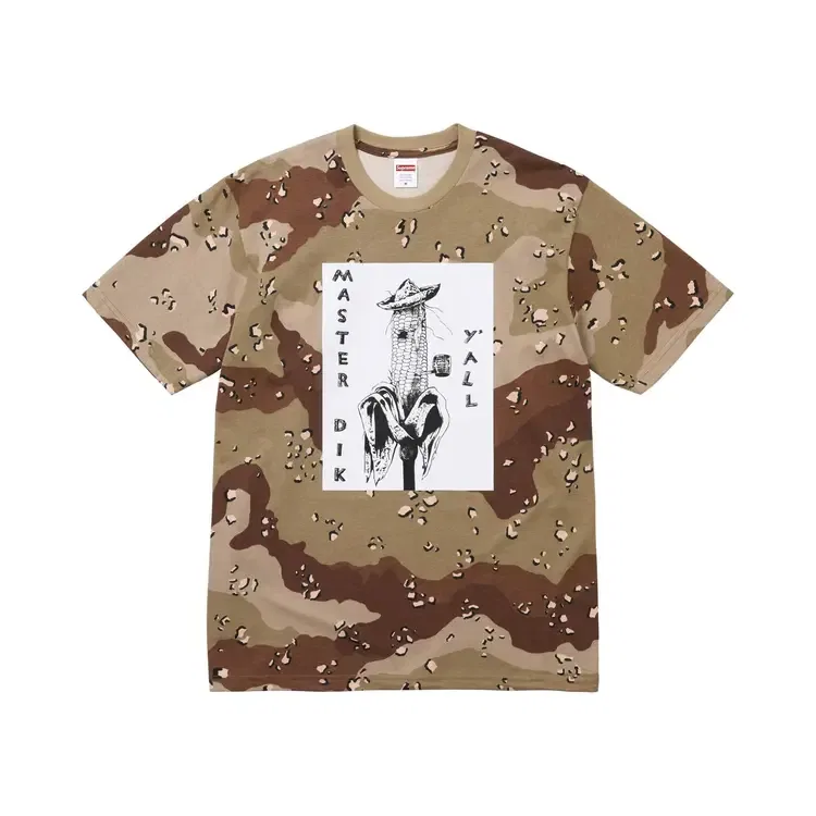 Футболка Supreme x Mike Kelley, коричневый