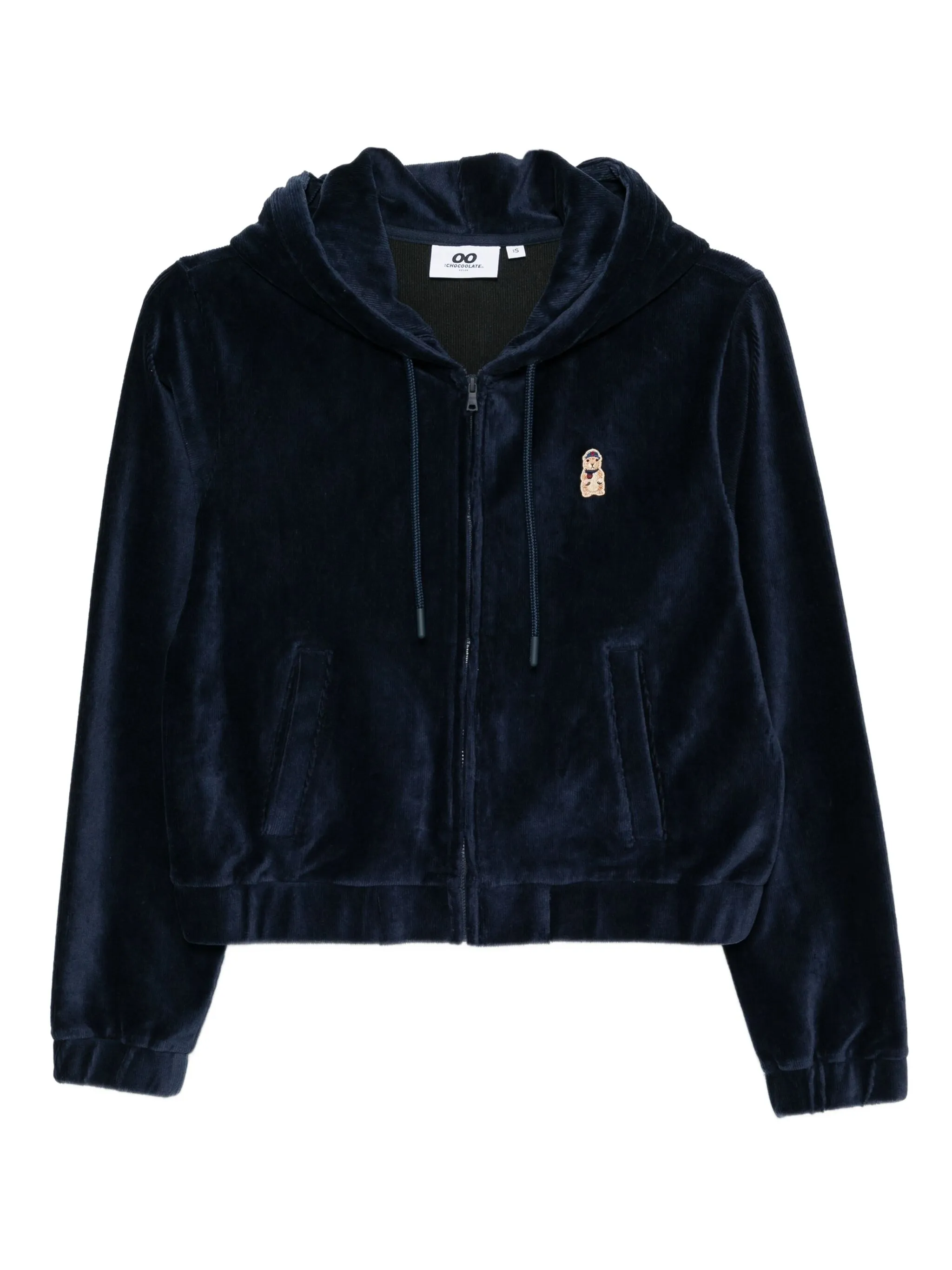 

Худи с нашивкой-логотипом Chocoolate, синий
