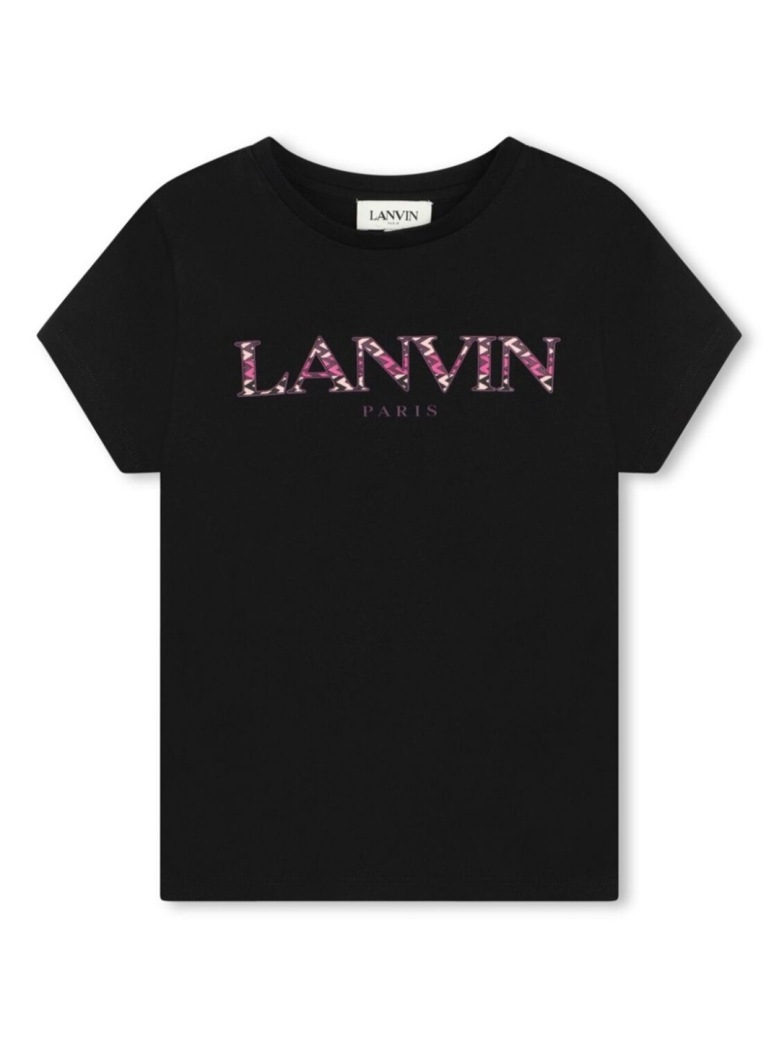 

Lanvin Enfant футболка с логотипом, черный