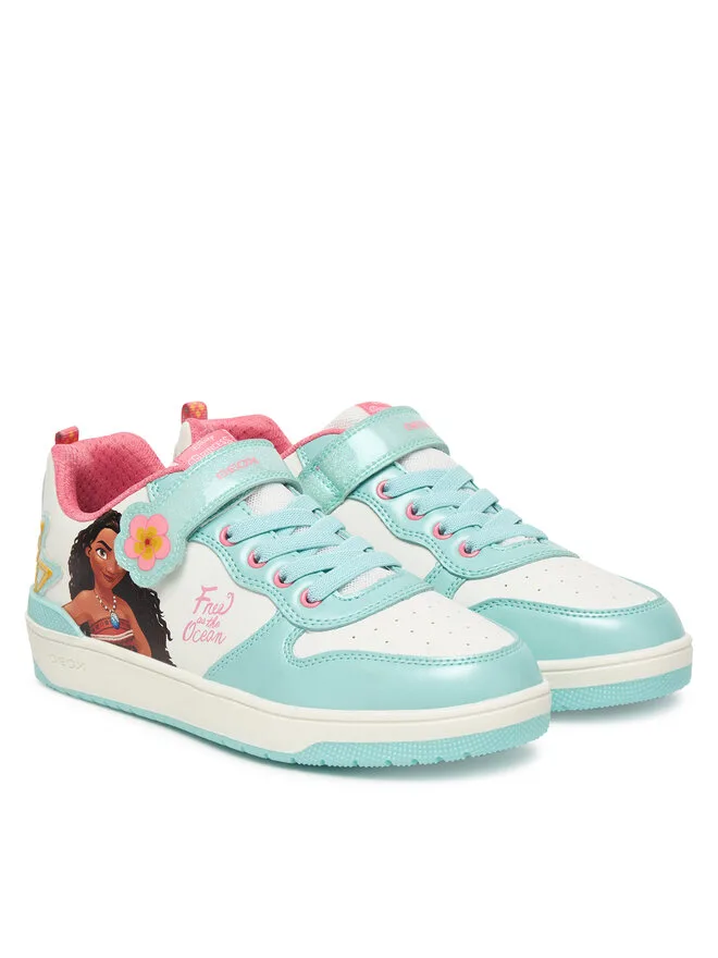 Кроссовки J Washiba Girl J65HXC 054AJ C0817 D красочные Geox, бирюзовый/белый — фото 2