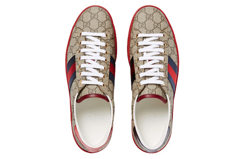 Кроссовки ace gg supreme Gucci, коричневый — фото 3