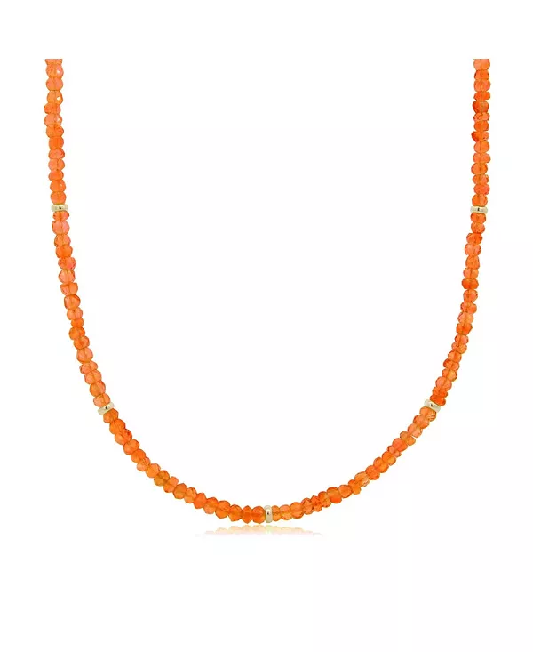 

Ожерелье из сердолика, золото 14 карат The Lovery, carnelian