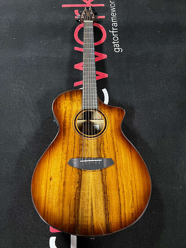 

Акустическая гитара Breedlove Pursuit Exotic S Concert Amber CE Acoustic-Electric Guitar, Myrtlewood/Myrtlewood