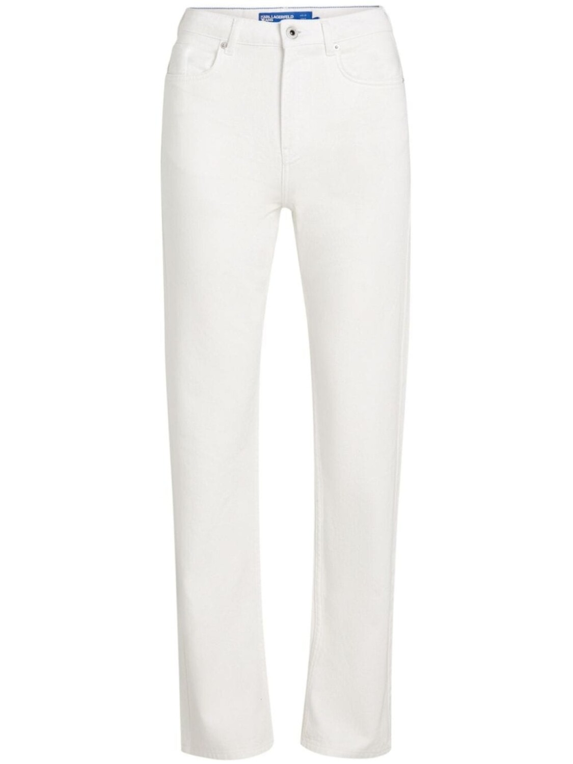 

Karl Lagerfeld Jeans прямые джинсы с завышенной талией, белый