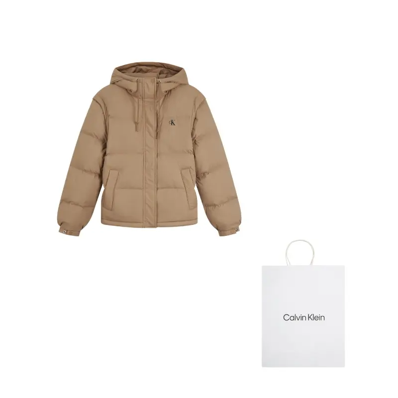 

Calvin Klein Женская пуховая куртка, PAI-Khaki