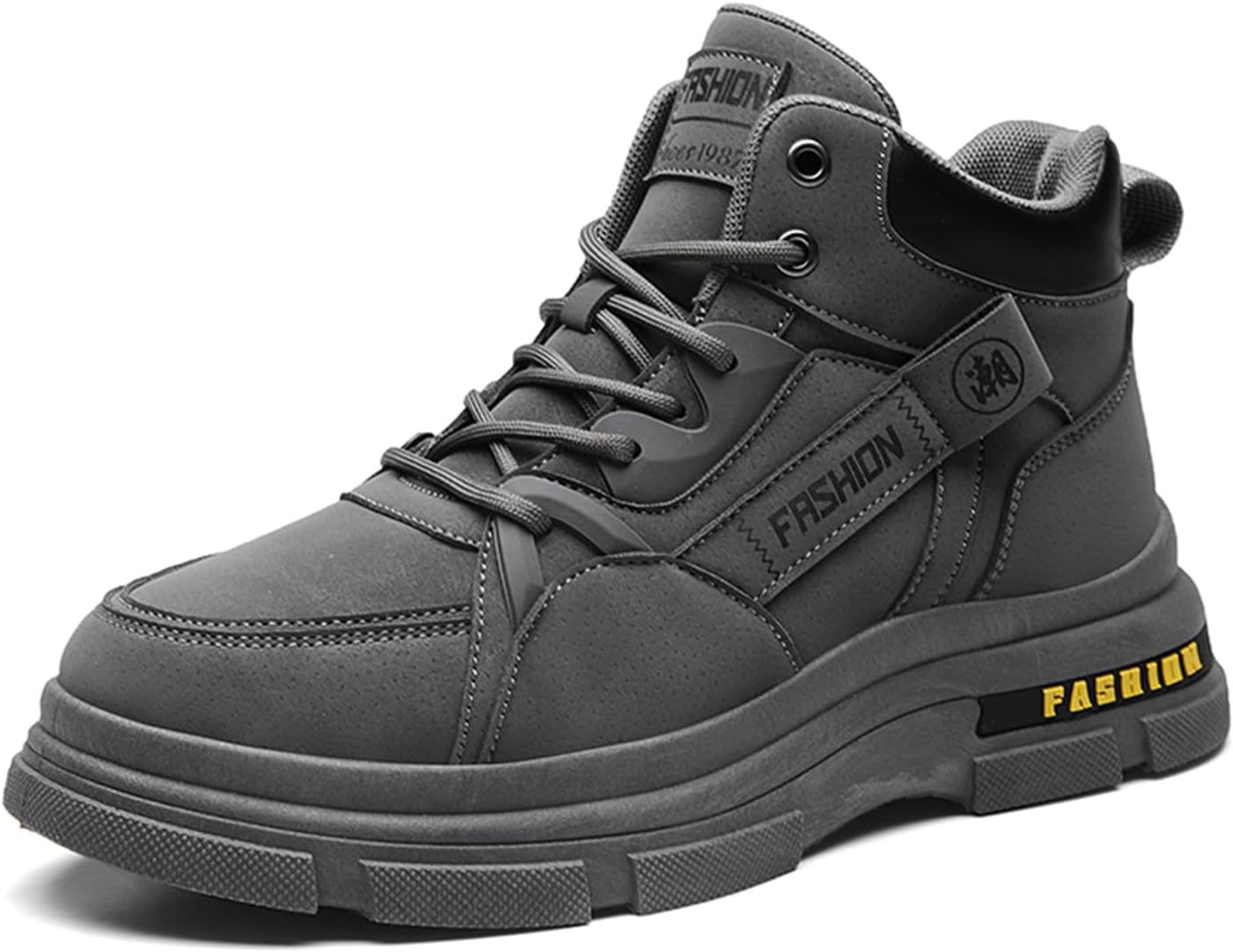 

Мужские модные кроссовки, походные ботинки, повседневные спортивные обувь, кроссовки высокие для мужчин Spwagym, серый