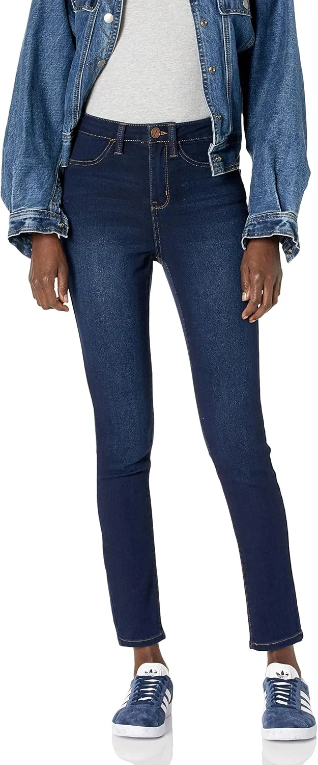 

Женские джинсы Skinny Curvy Dark Wash с одной пуговицей dollhouse