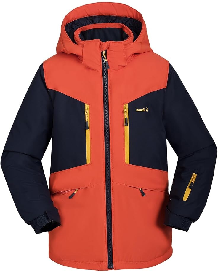 

Куртка Kamik Kids Max Insulated Jacket, цвет Cayenne/Midnight