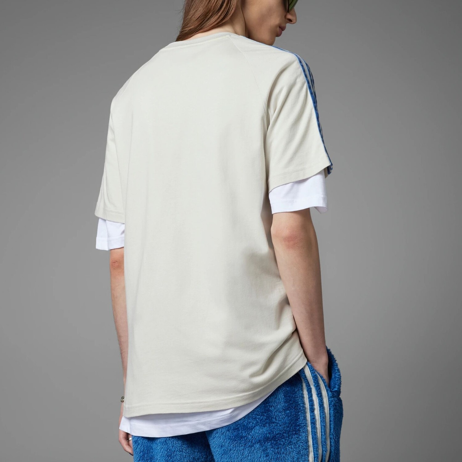 Футболка мужская INDIGO HERZ белая Adidas Originals, белый — фото 4