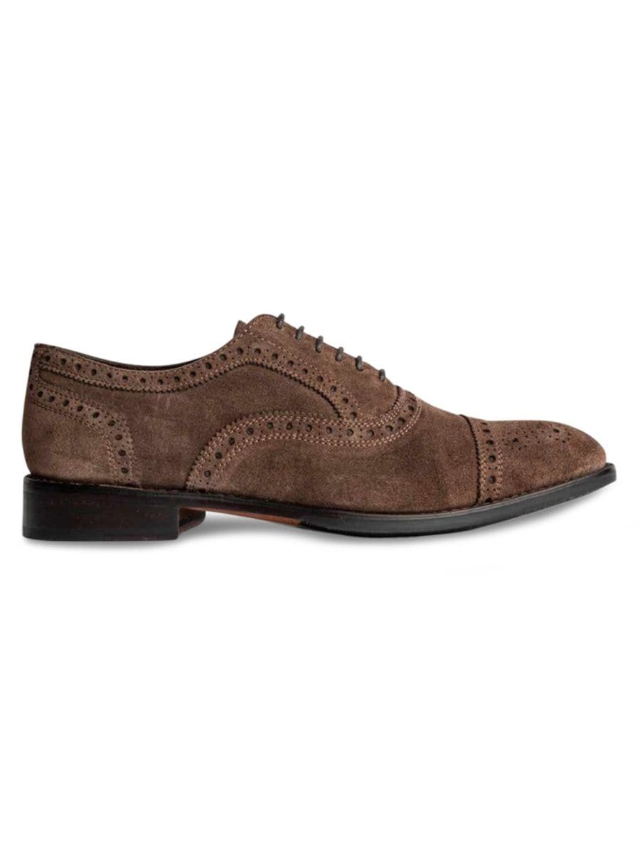 

Замшевые оксфордские туфли Ford Brogue Anthony Veer, коричневый